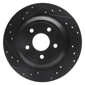 DFC® - Premium Drilled and Slotted Rear Driver Side Brake Rotor