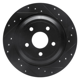 DFC® - Premium Drilled and Slotted Rear Passenger Side Brake Rotor
