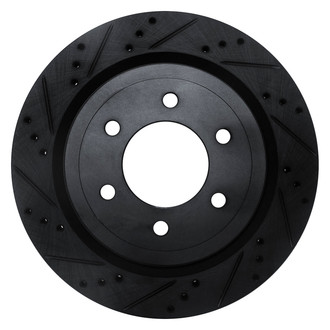DFC® - Premium Drilled and Slotted Rear Driver Side Brake Rotor