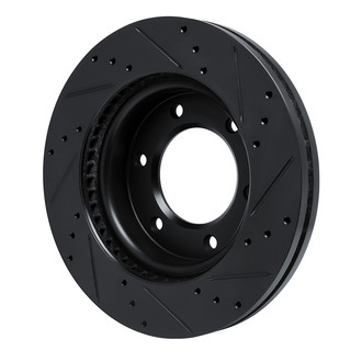 DFC® - Premium Drilled and Slotted Front Driver Side Brake Rotor