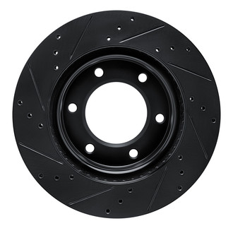 DFC® - Premium Drilled and Slotted Front Passenger Side Brake Rotor