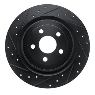 DFC® - Premium Drilled and Slotted Rear Driver Side Brake Rotor