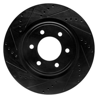 DFC® - Premium Drilled and Slotted Front Driver Side Brake Rotor