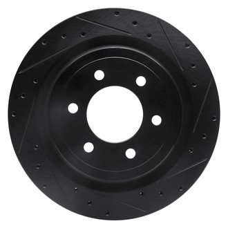 DFC® - Premium Drilled and Slotted Rear Passenger Side Brake Rotor