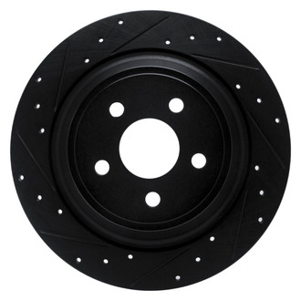 DFC® - Premium Drilled and Slotted Rear Driver Side Brake Rotor