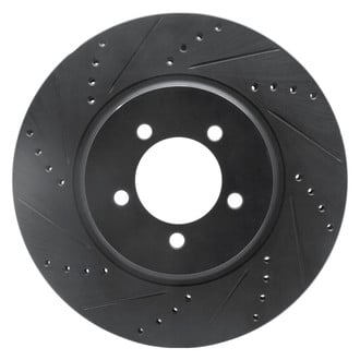 DFC® - Premium Drilled and Slotted Front Driver Side Brake Rotor
