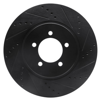 DFC® - Premium Drilled and Slotted Front Passenger Side Brake Rotor