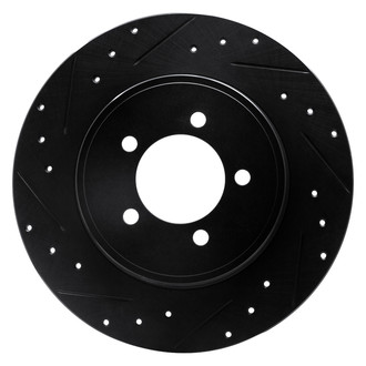 DFC® - Premium Drilled and Slotted Rear Driver Side Brake Rotor