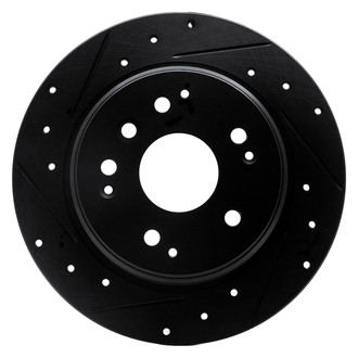 DFC® - Premium Drilled and Slotted Rear Driver Side Brake Rotor