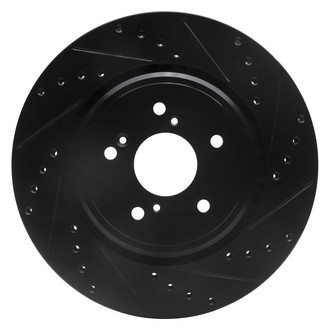 DFC® - Premium Drilled and Slotted Front Passenger Side Brake Rotor
