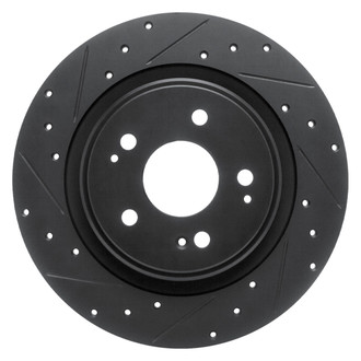 DFC® - Premium Drilled and Slotted Rear Driver Side Brake Rotor