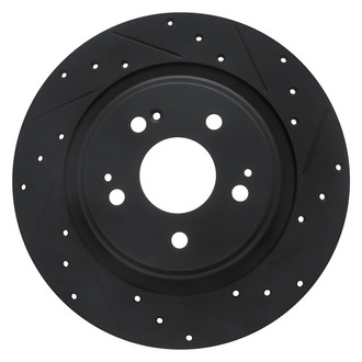 DFC® - Premium Drilled and Slotted Rear Passenger Side Brake Rotor
