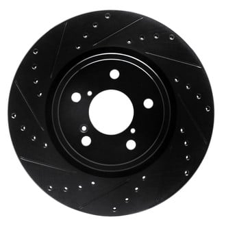 DFC® - Premium Drilled and Slotted Front Driver Side Brake Rotor