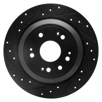 DFC® - Premium Drilled and Slotted Rear Driver Side Brake Rotor