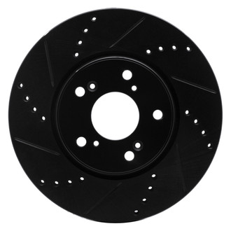 DFC® - Premium Drilled and Slotted Front Driver Side Brake Rotor