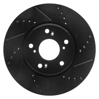 DFC® - Premium Drilled and Slotted Front Passenger Side Brake Rotor