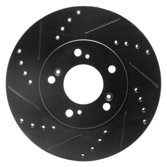 DFC® - Premium Drilled and Slotted Front Driver Side Brake Rotor