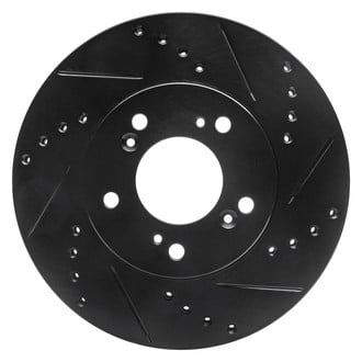 DFC® - Premium Drilled and Slotted Front Passenger Side Brake Rotor