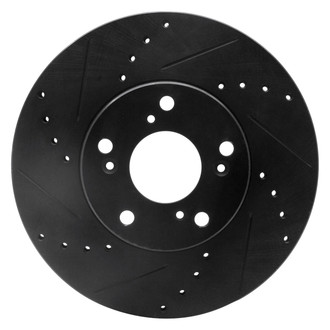 DFC® - Premium Drilled and Slotted Front Driver Side Brake Rotor