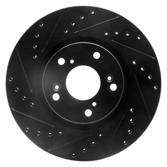 DFC® - Premium Drilled and Slotted Front Driver Side Brake Rotor