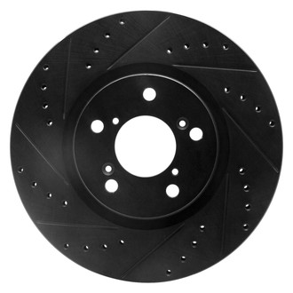 DFC® - Premium Drilled and Slotted Front Driver Side Brake Rotor
