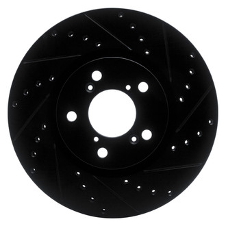 DFC® - Premium Drilled and Slotted Front Passenger Side Brake Rotor
