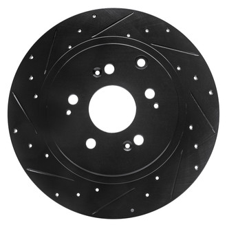 DFC® - Premium Drilled and Slotted Rear Driver Side Brake Rotor
