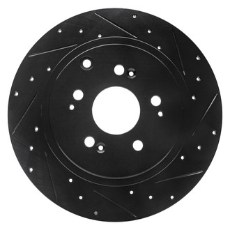 DFC® - Premium Drilled and Slotted Rear Passenger Side Brake Rotor