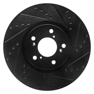 DFC® - Premium Drilled and Slotted Front Passenger Side Brake Rotor