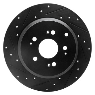 DFC® - Premium Drilled and Slotted Rear Driver Side Brake Rotor