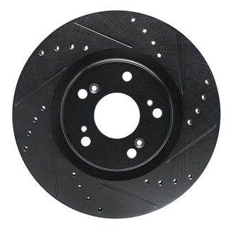 DFC® - Premium Drilled and Slotted Front Passenger Side Brake Rotor