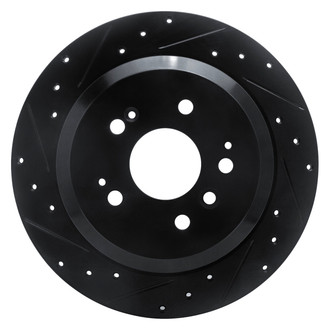 DFC® - Premium Drilled and Slotted Rear Driver Side Brake Rotor