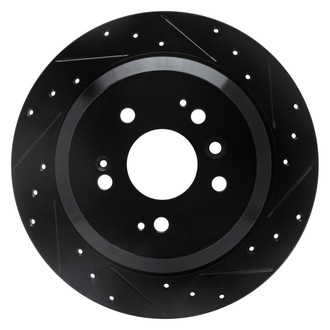 DFC® - Premium Drilled and Slotted Rear Passenger Side Brake Rotor