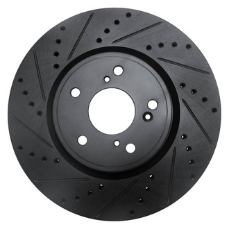 DFC® - Premium Drilled and Slotted Front Driver Side Brake Rotor