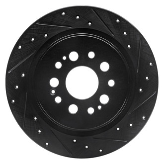 DFC® - Premium Drilled and Slotted Rear Passenger Side Brake Rotor