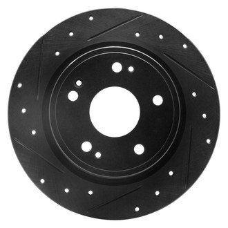 DFC® - Premium Drilled and Slotted Rear Driver Side Brake Rotor