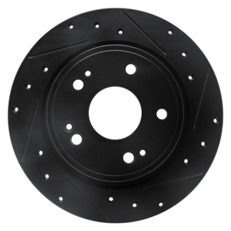 DFC® - Premium Drilled and Slotted Rear Passenger Side Brake Rotor