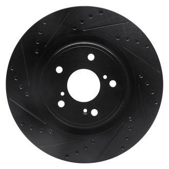 DFC® - Premium Drilled and Slotted Front Driver Side Brake Rotor