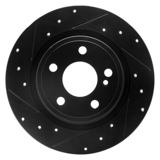 DFC® - Premium Drilled and Slotted Rear Driver Side Brake Rotor