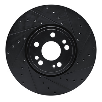 DFC® - Premium Drilled and Slotted Front Passenger Side Brake Rotor