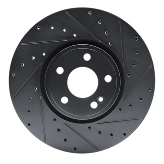 DFC® - Premium Drilled and Slotted Front Passenger Side Brake Rotor