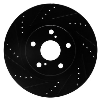 DFC® - Premium Drilled and Slotted Front Driver Side Brake Rotor