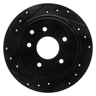 DFC® - Premium Drilled and Slotted Rear Driver Side Brake Rotor