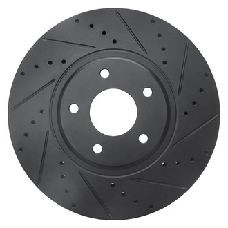 DFC® - Premium Drilled and Slotted Front Passenger Side Brake Rotor