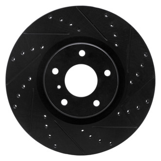 DFC® - Premium Drilled and Slotted Front Passenger Side Brake Rotor