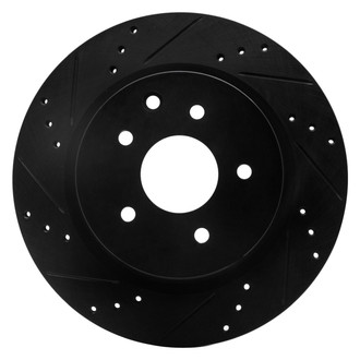 DFC® - Premium Drilled and Slotted Rear Driver Side Brake Rotor