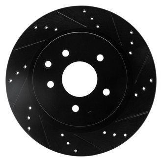 DFC® - Premium Drilled and Slotted Rear Passenger Side Brake Rotor