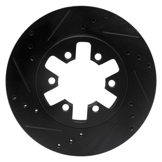 DFC® - Premium Drilled and Slotted Front Driver Side Brake Rotor