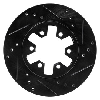DFC® - Premium Drilled and Slotted Front Passenger Side Brake Rotor