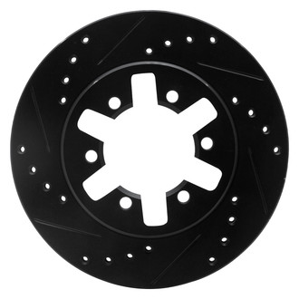 DFC® - Premium Drilled and Slotted Front Driver Side Brake Rotor